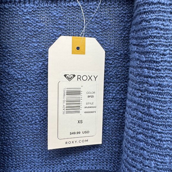 NWT Roxy Navy Light Woven Cartigan Countrycore $50 - XS - Picture 5 of 10